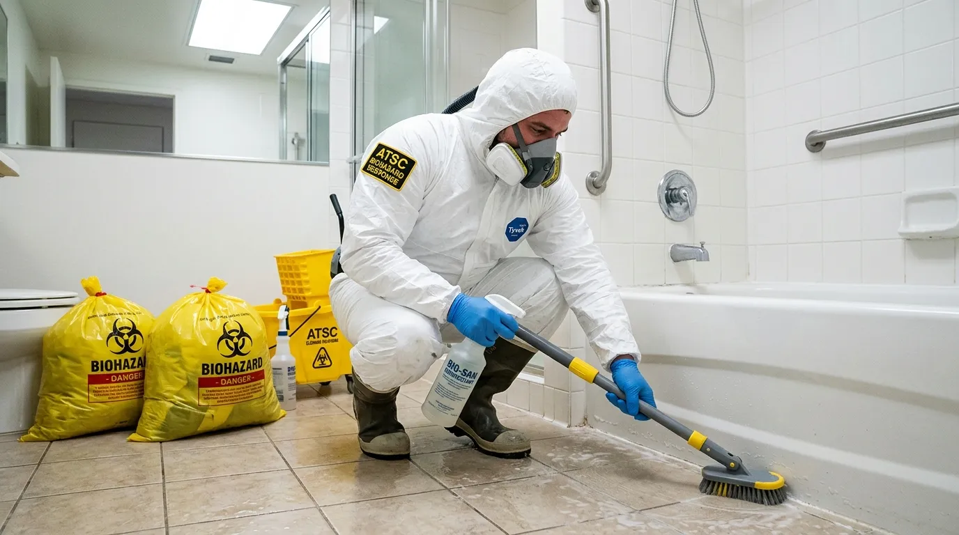 Decontamination equipment deployed for Blood Cleanup in Monessen